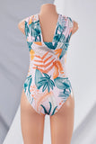 Tropical Criss-Cross One Piece
